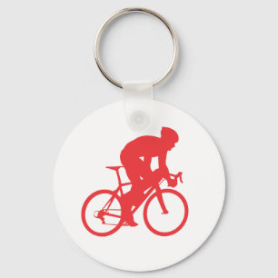 Porte-clés Porte - clé de rouge de cycliste