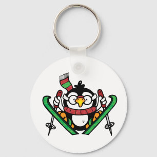 Porte-clés Porte - clé de saut à ski Penguin