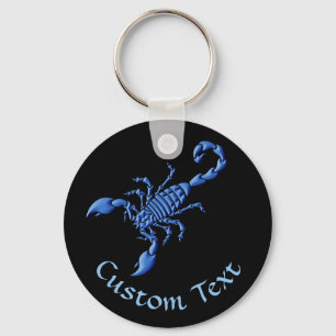 Porte-clés Porte - clé de scorpion bleu