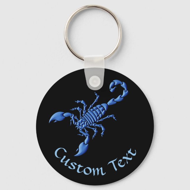 Porte-clés Porte - clé de scorpion bleu (Recto)