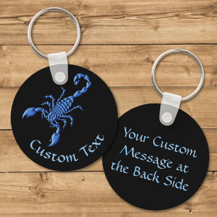 Porte-clés Porte - clé de scorpion bleu