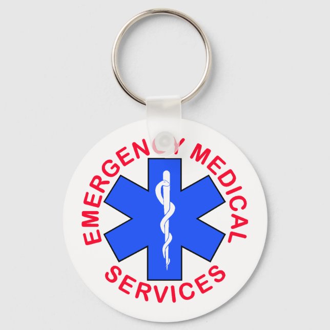 Porte-clés PORTE - CLÉ de secourt EMT EMS (Recto)