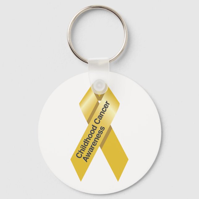 Porte-clés Porte - clé de sensibilisation au cancer de l'enfa (Recto)