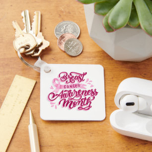 Porte-clés Porte - clé de sensibilisation au cancer du sein