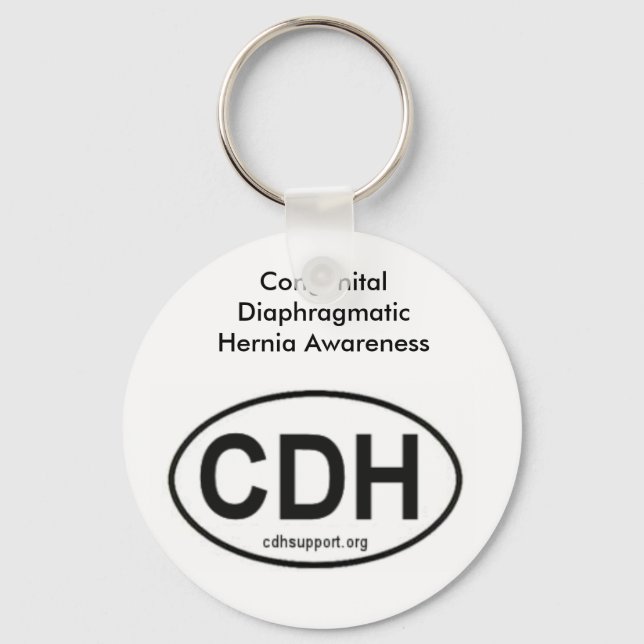 Porte-clés PORTE - CLÉ de sensibilisation CDH (Recto)