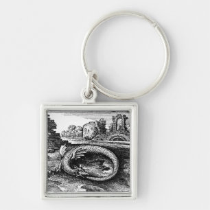 Porte-clés Porte - clé de serpent d'Ouroboros