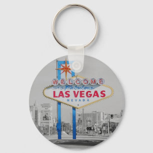 Porte-clés Porte - clé de signe de Las Vegas rétro