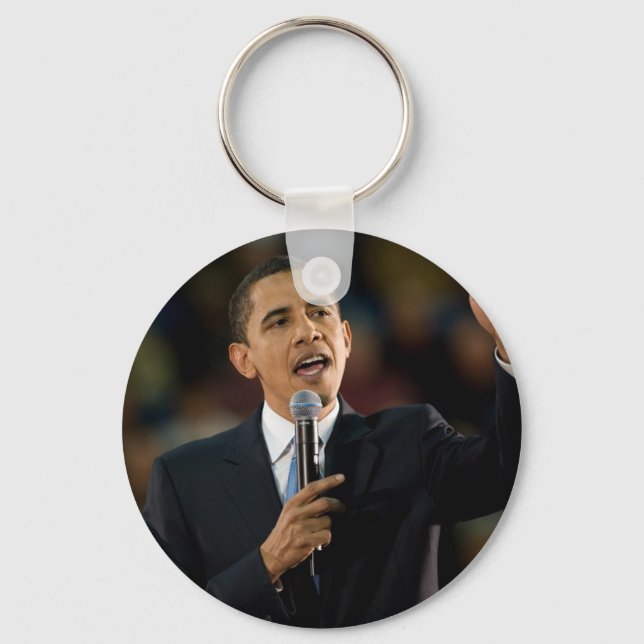 Porte-clés Porte - clé de soutien du président Barack Obama (Recto)