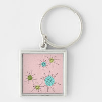 Porte - clé de Starburs atomiques rose
