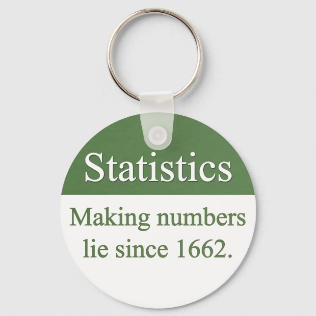 Porte-clés Porte - clé de statistiques (Recto)