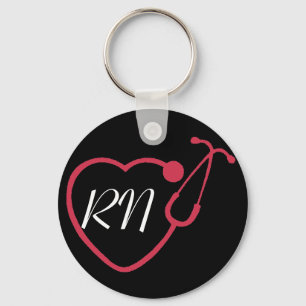 Porte-clés Porte - clé de stéthoscope de RN d'infirmière