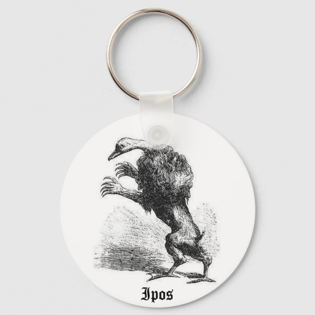 Porte-clés Porte - clé de style coupe-bois Ipos (Recto)