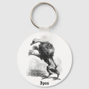 Porte-clés Porte - clé de style de gravure sur bois en Ipos
