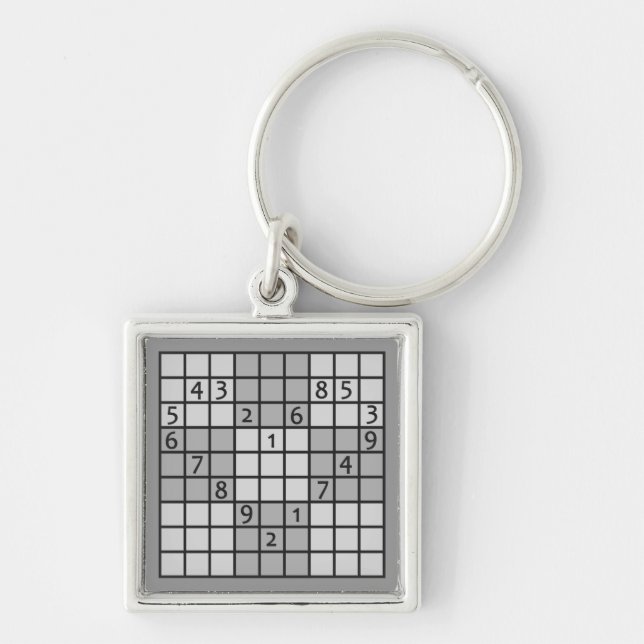 Porte-clés Porte - clé de SUDOKU (Devant)