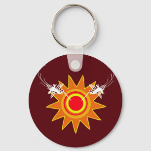 Porte-clés Porte - clé de Sun de colibri
