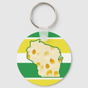 Porte-clés Porte - clé de tête de fromage suisse du Wiscons