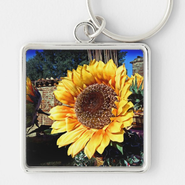 Porte-clés Porte - clé de tournesols (Devant)