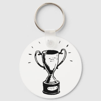 Porte-clés Porte - clé de trophée noir et blanc