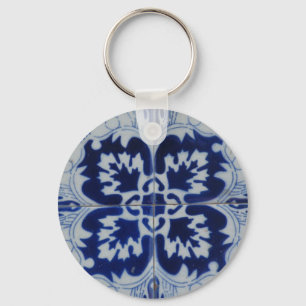 Porte-clés Porte - clé de tuile d'Azulejo