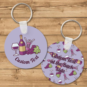 Porte-clés Porte - clé de vin rouge