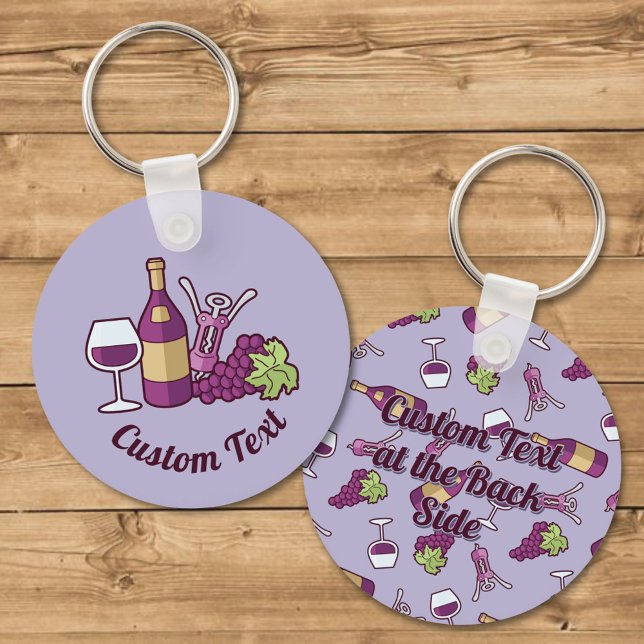 Porte-clés Porte - clé de vin rouge (Créateur téléchargé)