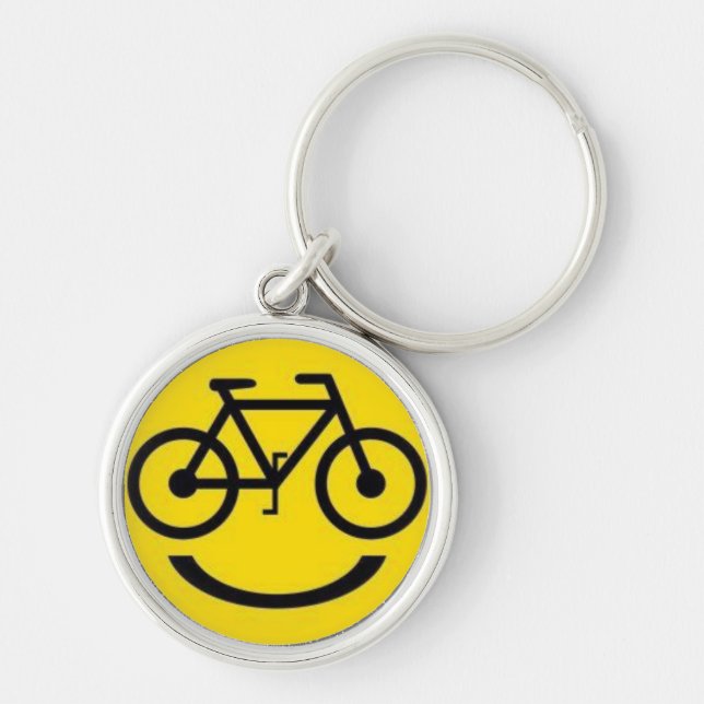 Porte-clés porte - clé de visage de vélo (Devant)