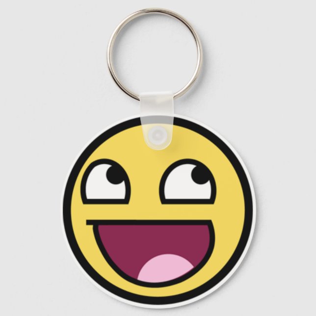 Porte-clés Porte - clé de visage génial (Recto)