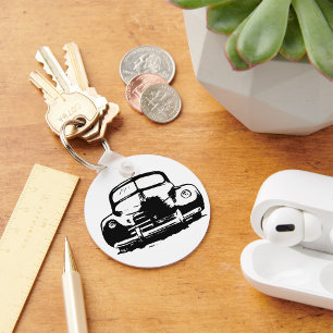 Porte-clés Porte - clé de voiture rétro