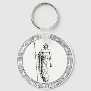 Porte-clés Porte - clé de zodiaque de Verseau