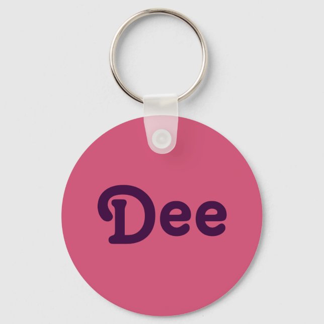 Porte-clés Porte - clé Dee (Recto)