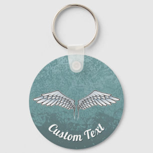 Porte-clés Porte - clé des ailes gris-bleu
