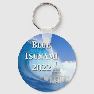 Porte-clés Porte - clé des élections du tsunami bleu 2022