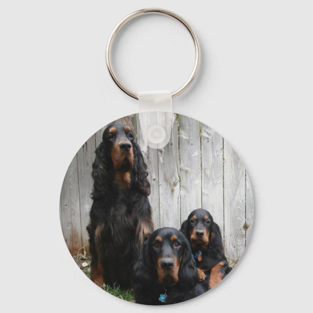 Porte-clés Porte - clé des générations Gordon Setter (Recto)