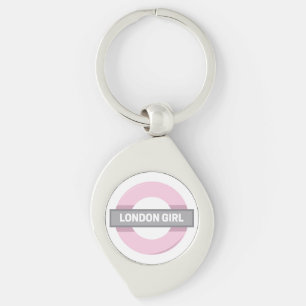 Porte-clés Porte - clé des signaux de métro londonien Girl