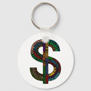 Porte-clés Porte - clé des signes Dollar