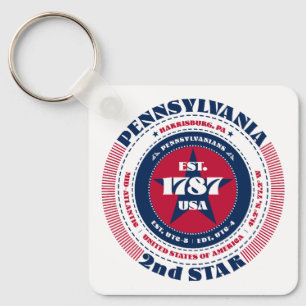 Porte-clés Porte - clé d'État de Pennsylvanie