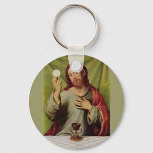 Porte-clés Porte - clé d'eucharistie de Jésus