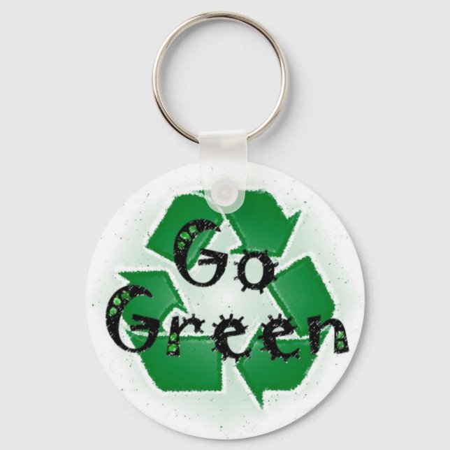 Porte-clés Porte - clé devenez écolo (Recto)