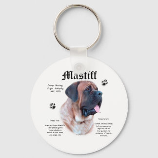 Porte-clés Porte - clé d'histoire de Apricot Mastiff