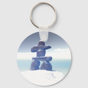 Porte-clés Porte - clé d'hiver inukshuk