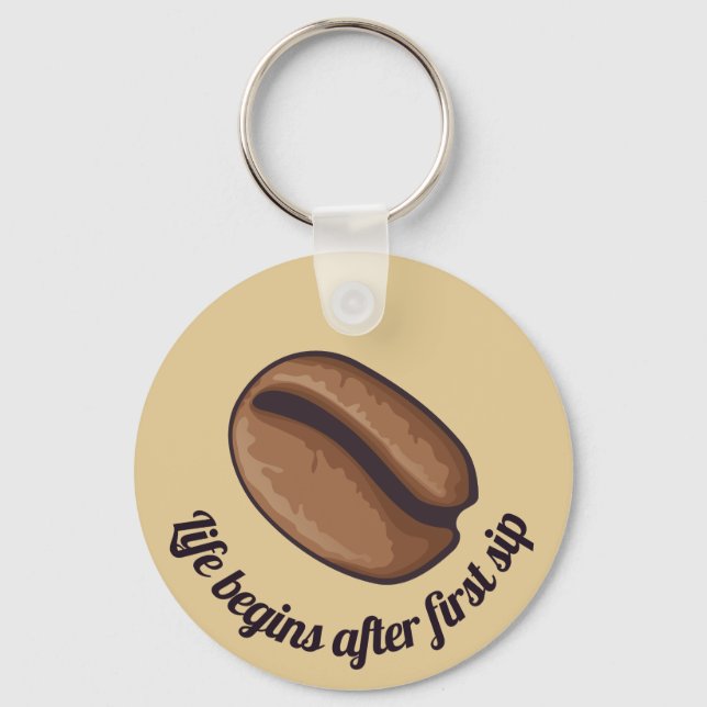 Porte-clés Porte - clé d'icône de café (Recto)