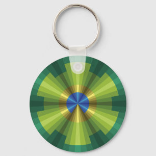 Porte-clés Porte - clé d'illusion Peacock