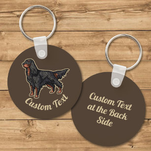 Porte-clés Porte - clé d'illustration Gordon Setter