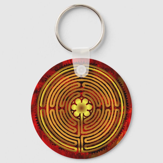 Porte-clés Porte - clé d'incendie Chartres Labyrinth (Recto)