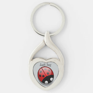 Porte-clés porte - clé d'insecte de dame