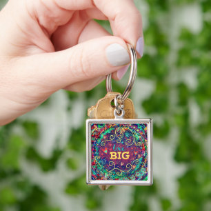 Porte-clés porte - clé d'intégrité "Love Big"