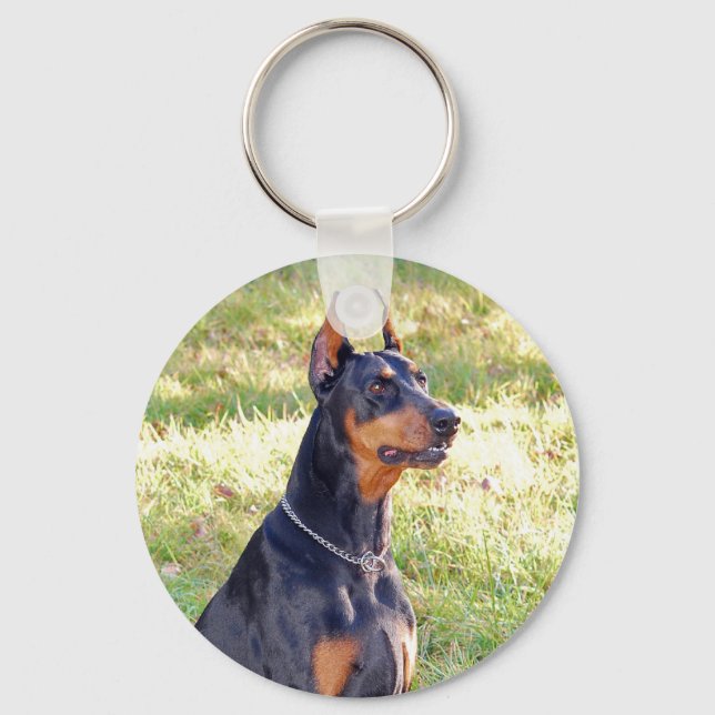 Porte-clés Porte - clé Doberman (Recto)