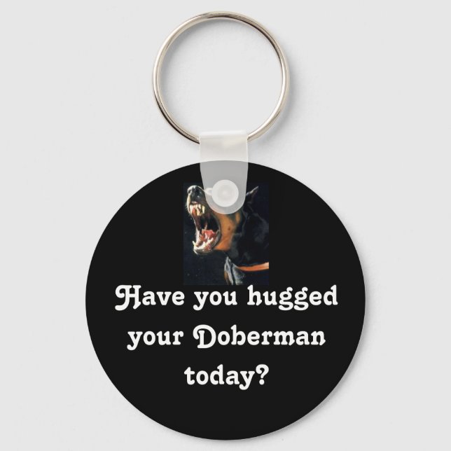 Porte-clés Porte - clé Doberman (Recto)