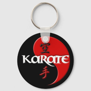 Porte-clés Porte - clé d'obscurité de Yin Yang de karaté