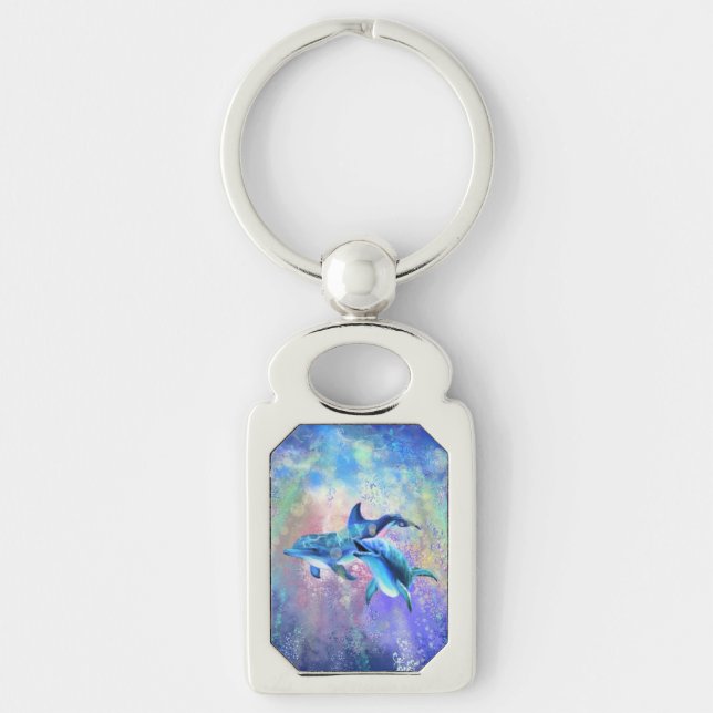 Porte-clés Porte - clé Dolphin en couple (Devant)